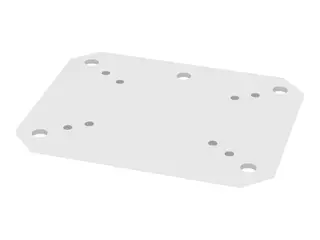 Neomounts PLASMA-M2SFPLATE - Monteringskomponent (gulvplate) sølv - for Neomounts PLASMA-W2500; NewStar PLASMA-M2250, PLASMA-M2500, PLASMA-W2250