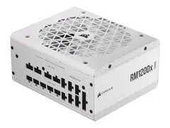 CORSAIR RMx Series RM1200X SHIFT Strømforsyning (intern) - ATX12V 3.1 - 80 PLUS Gold - AC 100-240 V - 1200 watt - Europa - hvit