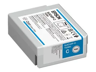 Epson SJIC42P-C - 50 ml - cyan - original blekkpatron - for ColorWorks CW-C4000E (BK), CW-C4000E (MK)