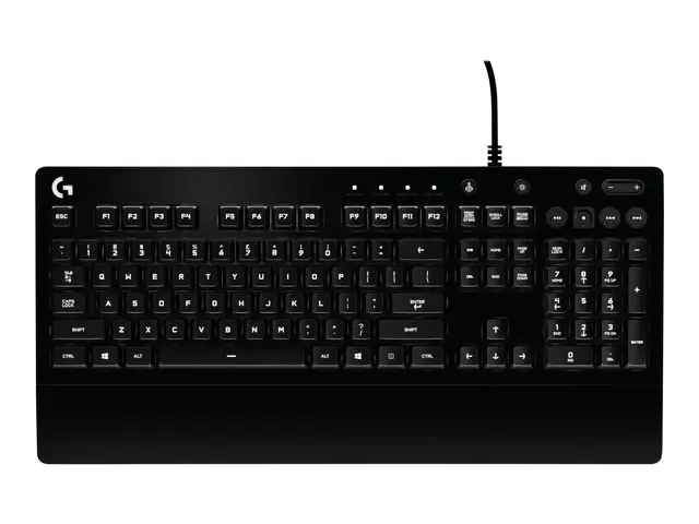 Logitech Prodigy G213 - Tastatur - med LED-indikator - bakgrunnsbe...