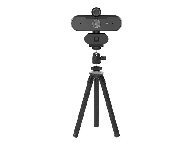 DICOTA Webcam PRO Plus 4K - Nettkamera farge 3840 x 2160 2160p lyd...