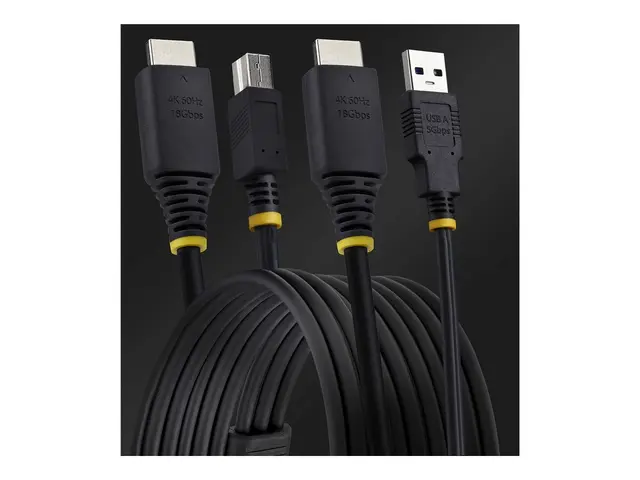 StarTech.com 10ft (3m) HDMI and USB 5Gbps KVM Cable - Tastatur / v...