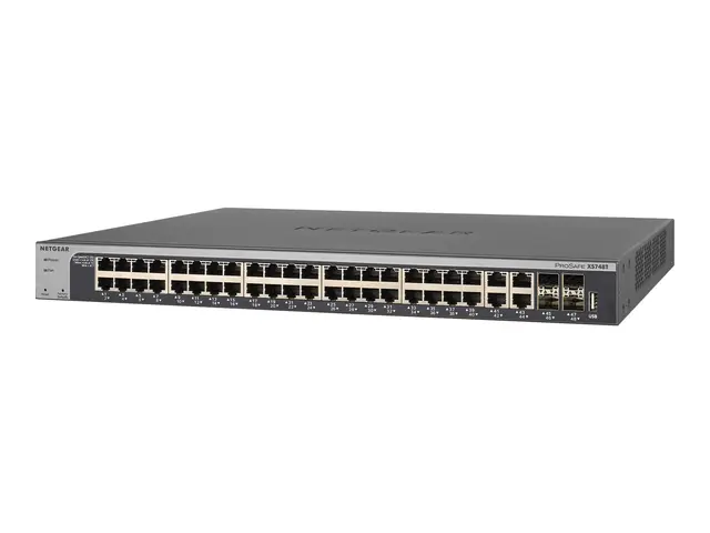 NETGEAR Smart XS748T - Switch - L3 Lite - smart - 44 x 10GBase-T +...