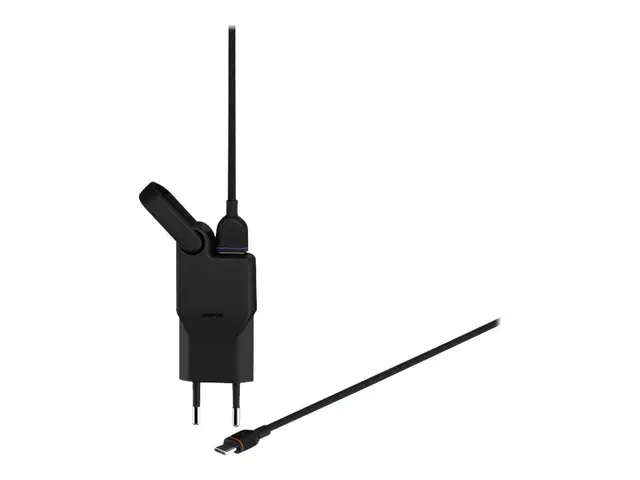Unisynk G2 - Strømadapter - 12 watt - 2.4 A (USB) - på kabel: USB-C