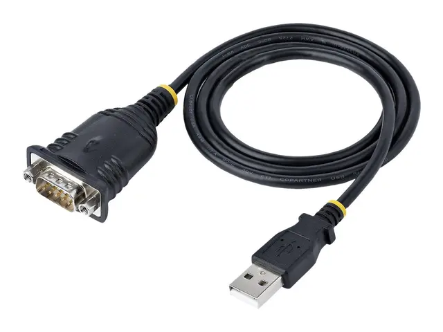 StarTech.com 3ft (1m) USB to Serial Cable, DB9 Male RS232 Converte...