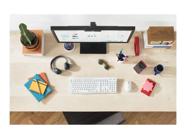 Logitech MK295 Silent - Tastatur- og mussett - trådløs - 2.4 GHz -...