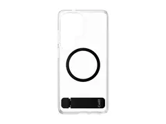 CARE by PanzerGlass Urban Explorer - Baksidedeksel for mobiltelefon with kickstand, Qi compatible - termoplast-polyuretan (TPU), polykarbonat (PC), magnet - gjennomsiktig, svart - for Samsung Galaxy S26 Ultra