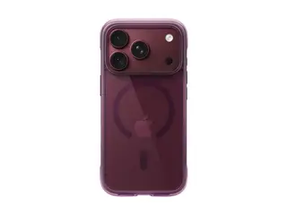 Belkin Protect+ Series - Beskyttende deksel for mobiltelefon MagSafe-samsvar - silikon, plastikk - burgunder - for Apple iPhone 17 Pro, 18 Pro