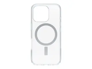 OtterBox Symmetry Series - Baksidedeksel for mobiltelefon MagSafe-samsvar - polykarbonatlag, termoplastisk elastomer (TPE) - blank - for Apple iPhone 16 Pro