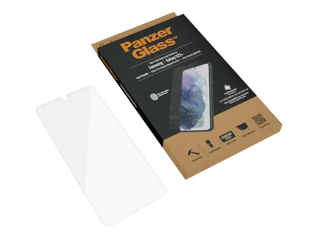 PanzerGlass - Skjermbeskyttelse for mobiltelefon - glass - krystal...
