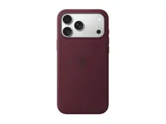 Apple - Beskyttende deksel for mobiltelefon MagSafe-samsvar - silikon - burgunder - for iPhone 18 Pro Max