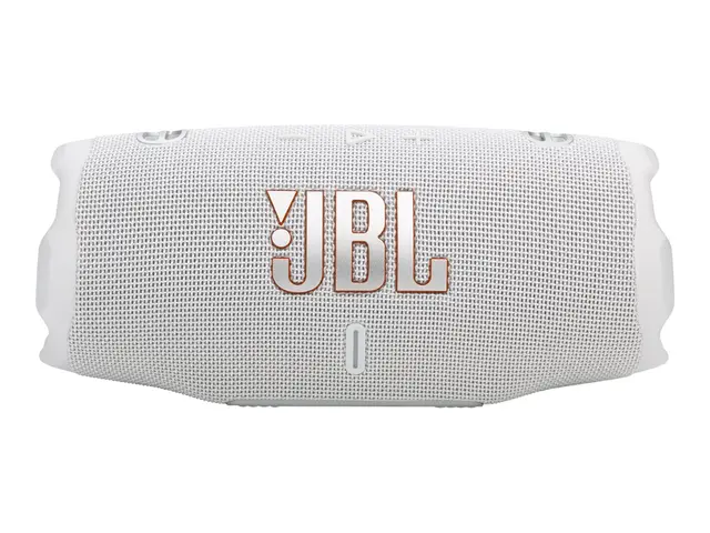 JBL Charge 6 - Høyttaler - for bærbar bruk trådløs - Bluetooth - Appstyrt - 40 watt - toveis - hvit 