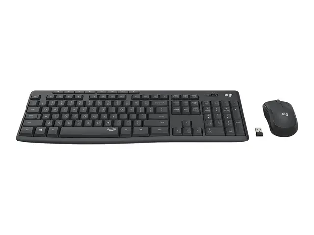 Logitech MK295 Silent - Tastatur- og mussett - trådløs - 2.4 GHz -...