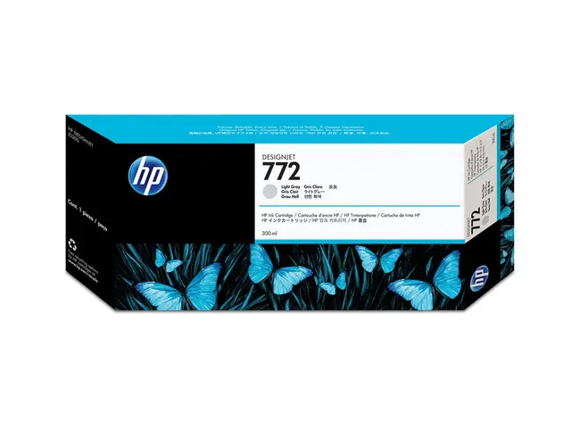 HP 772 - 300 ml lysegrå original DesignJet blekkpatron for HD Pro ...