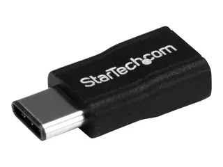 StarTech USB C to USB Micro B - USB Type C to USB M / F USB 2.0 - USB C Connector - USB-C to USB Micro B Adapter (USB2CUBADP) - USB-adapter - USB-C (hann) til Micro-USB type B (hunn) - USB 2.0 - svart