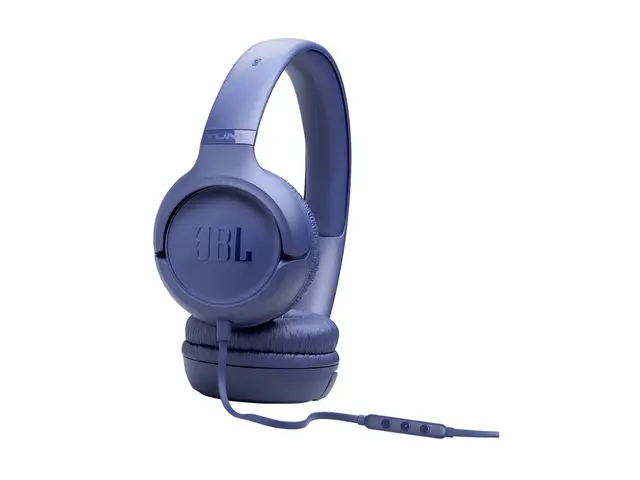 JBL TUNE 530C - Hodetelefoner - on-ear - kablet - USB-C - blå