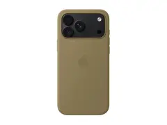 Apple - Beskyttende deksel for mobiltelefon MagSafe-samsvar - silikon - oliven - for iPhone 18 Pro Max