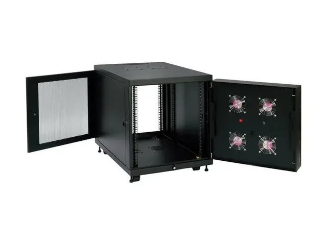 Eaton Tripp Lite Series SmartRack 12U Mid-Depth Rack Enclosure Cab...