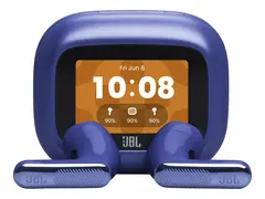 JBL LIVE Flex 4 - True wireless-hodetelefoner med mikrofon i øret - Bluetooth - aktiv støydemping - blå