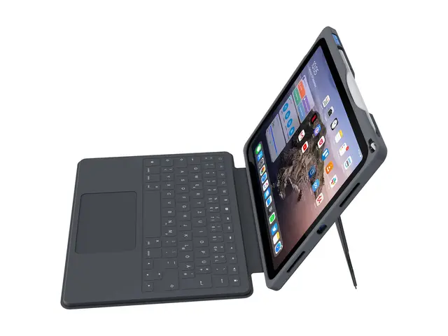 Deqster Touch PLUS - Tastatur og folioveske (keyboard) - med styre...