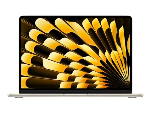 Macbook Air 13 (2024) 512GB (stjerneskinn) Apple 8-Core M3 CPU, 16GB RAM, 512GB  SSD, Apple 10-Core GPU