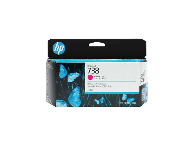 HP 738 - 130 ml magenta original DesignJet blekkpatron for T950