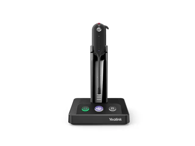 Yealink WH63 - For Microsoft Teams hodesett i øret DECT trådløs Ce...