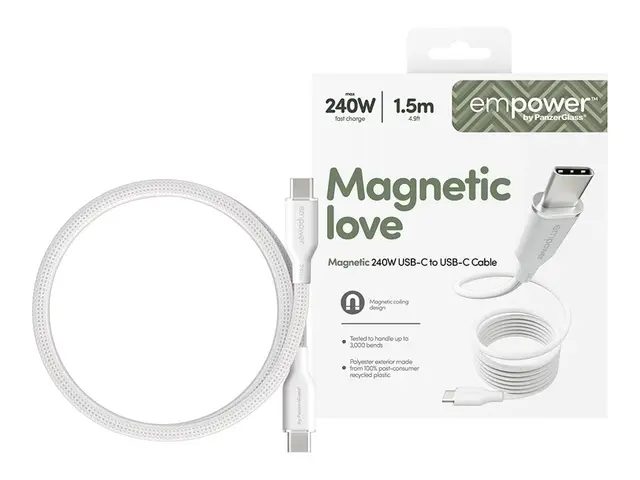 empower by PanzerGlass - USB-kabel USB-C (hann) til USB 2.0 48 V 5...