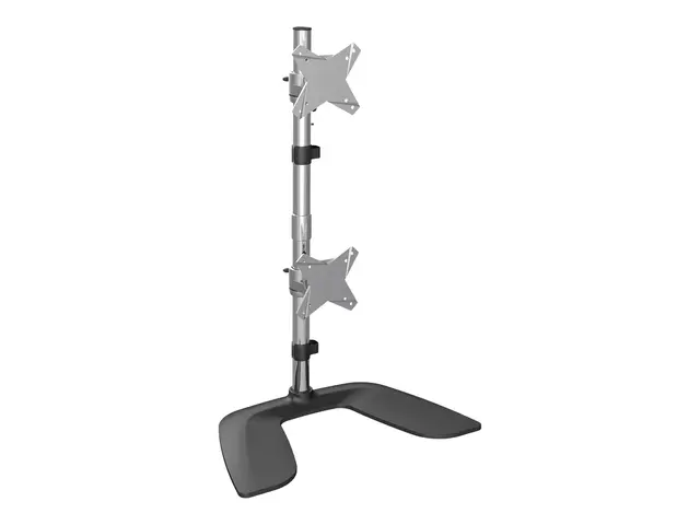 StarTech.com Vertical Dual Monitor Stand, Ergonomic Desktop Stacke...