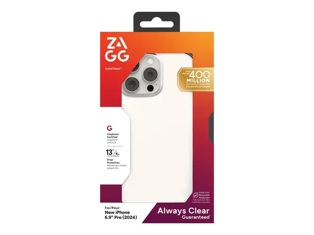 Zagg Crystal Palace - Baksidedeksel for mobiltelefon blank Apple i...