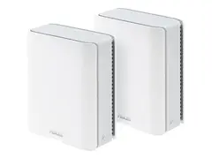 ASUS ZenWiFi BT10 - Wi-Fi-system (2 rutere) - inntil 6000 kvadratfot - maske 10GbE, 5GbE, 2.5GbE, Wi-Fi 7 Multib&#229;nd
