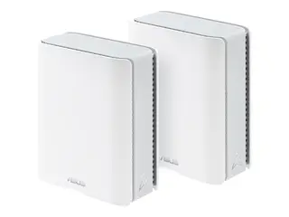ASUS ZenWiFi BT10 - Wi-Fi-system - (2 rutere) inntil 6000 kvadratfot - maske 10GbE, 5GbE, 2.5GbE, Wi-Fi 7 Multib&#229;nd