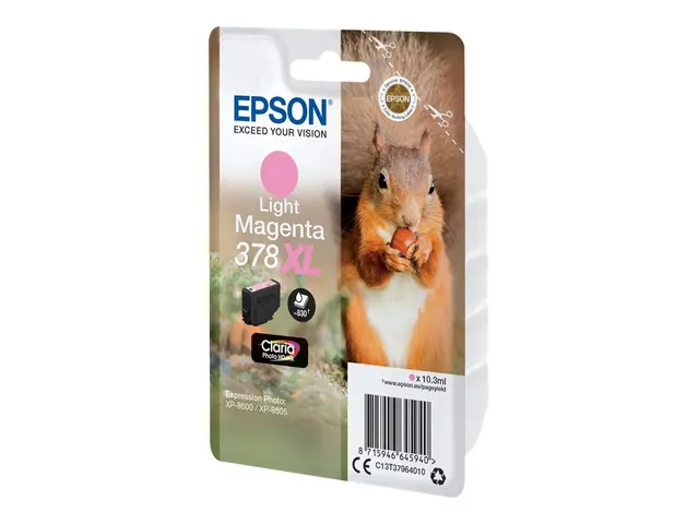 Epson 378XL - 10.3 ml - XL - lys magenta - original - blister - bl...