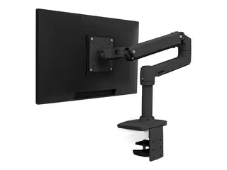 Ergotron LX - Monteringssett (leddarm, skrivebordsklemmemontering, kausemontering, 8&quot;-stang) Konstant kraftteknologi - for LCD-skjerm - aluminium - matt svart - skjermst&#248;rrelse: inntil 34&quot;