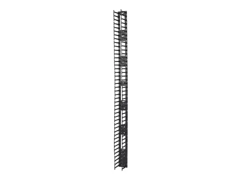 APC - Rack-kabelføringssett - svart - 45U TAA-samsvar (en pakke 2) - for P/N: NBPD0150, NBWL0355A, SMX2KR2UX145, SMX3KR2UNCX145, SRT1000RMXLI, SRT1000RMXLI-NC