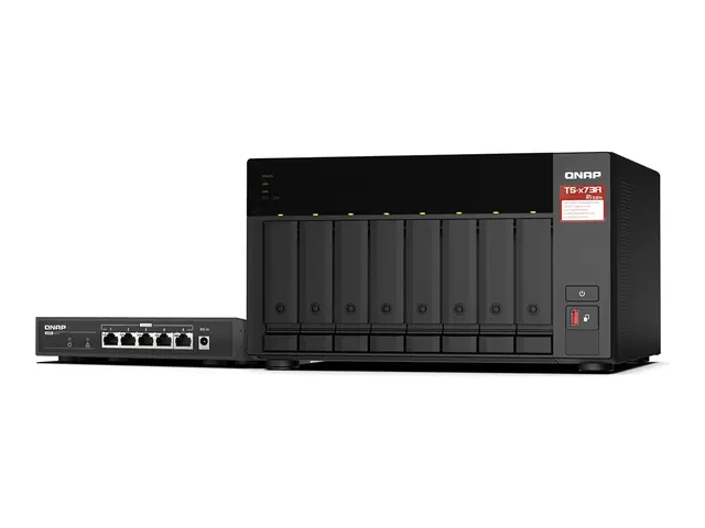 QNAP TS-873A - NAS-server 8 brønner SATA 6Gb/s RAID JBOD, 0, 1, 10...