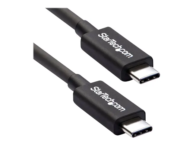 StarTech.com 2m (6.6ft) Thunderbolt 3 Cable, 20Gbps, 100W PD, 4K V...
