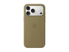 Apple - Beskyttende deksel for mobiltelefon MagSafe-samsvar - silikon - oliven - for iPhone 18 Pro Max