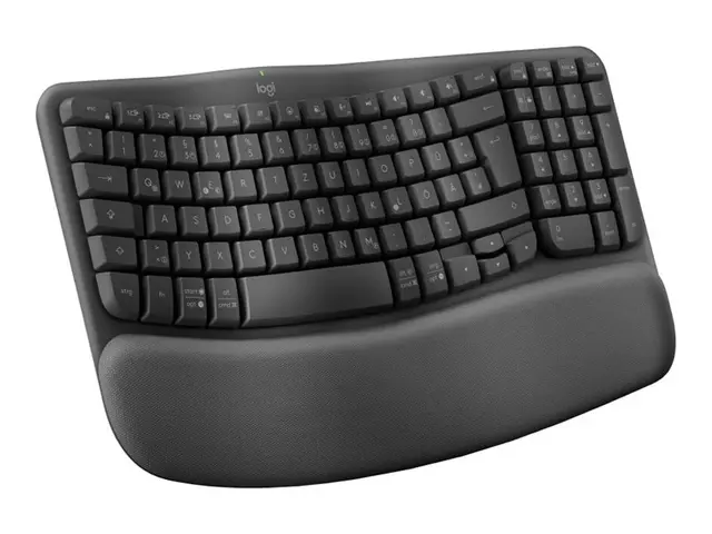 Logitech Ergo Series - Tastatur med polstret håndleddstøtte trådlø...