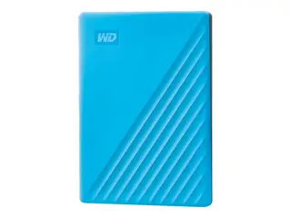 WD My Passport WDBYVG0020BBL - Harddisk kryptert - 2 TB - ekstern (b&#230;rbar) - USB 3.2 Gen 1 - 256-bit AES - bl&#229;
