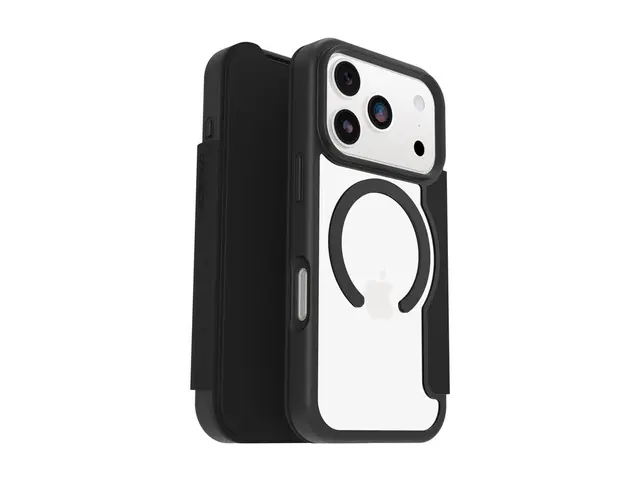 OtterBox React Folio Series - Lommebok for mobiltelefon svart krys...