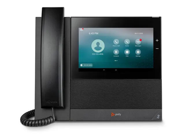 HP Poly CCX 600 OpenSIP - VoIP-telefon SIP 24 linjer svart
