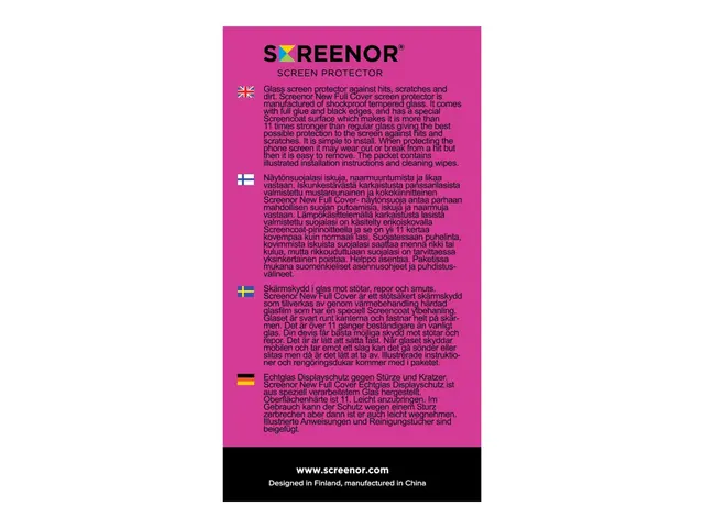 Screenor Privacy 360 - Skjermbeskyttelse for mobiltelefon - glass ...