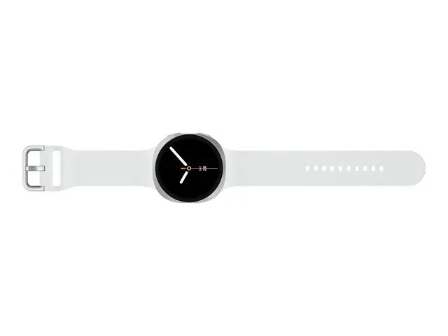 Samsung Galaxy Watch8 - 44 mm sølvfarget smartklokke med sportsbån...