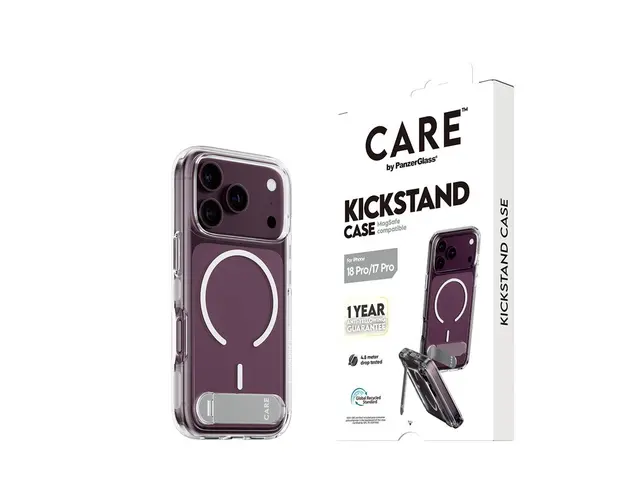 CARE by PanzerGlass - Beskyttende deksel for mobiltelefon - med st...