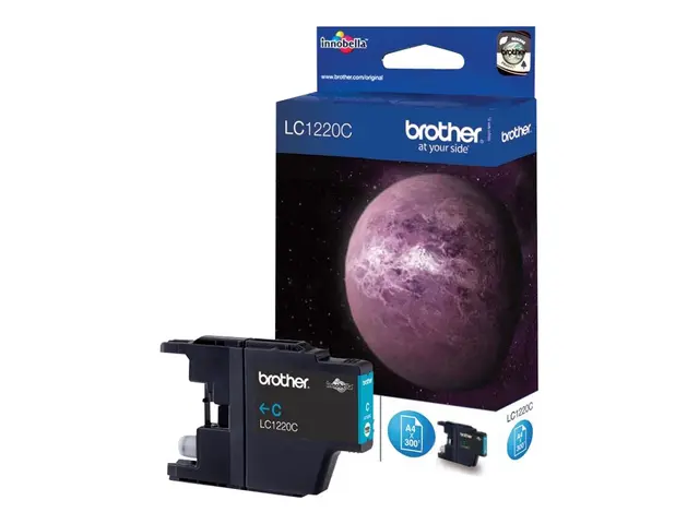 Brother LC1220C - Cyan original blekkpatron for DCP-J525W, DCP-J72...