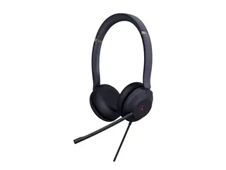Yealink UH37 Dual - Hodesett - on-ear kablet - USB - lydisolerende - svart - Optimert for UC