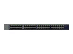NETGEAR GS748 - Switch - ikke-styrt - 48 x 10/100/1000 stasjonær, veggmonterbar