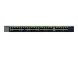 NETGEAR GS748 - Switch - ikke-styrt - 48 x 10/100/1000 stasjonær, veggmonterbar