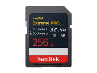 SanDisk Extreme Pro - Flashminnekort 256 GB - Video Class V90 / UHS-II U3 / Class10 - SDXC UHS-II